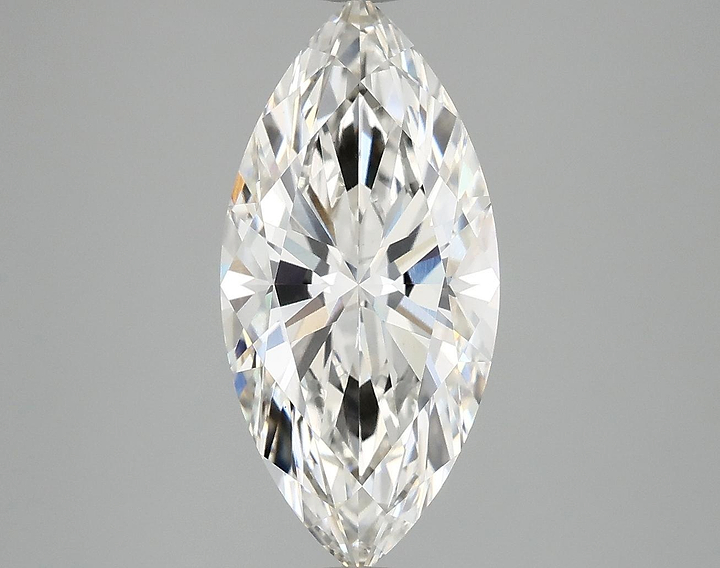 3.08 Carat Marquise Shaped Excellent Cut VVS2 IGI Certified Lab Grown Diamond