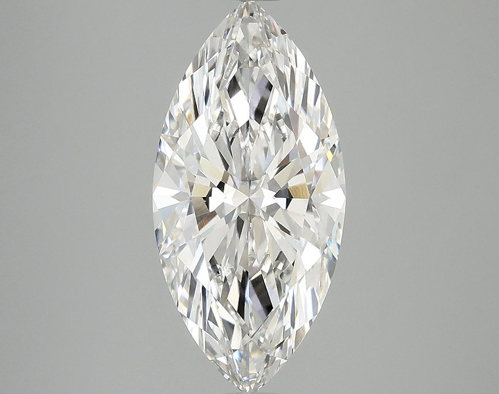 3.08 Carat Marquise Shaped Excellent Cut VVS2 IGI Certified Lab Grown Diamond