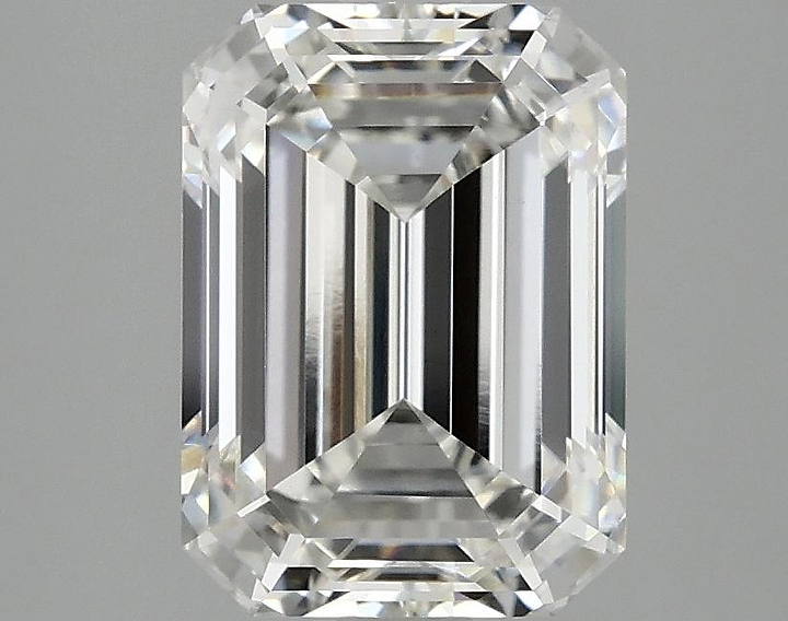 3.05 Carat Emerald Shaped Excellent Cut VVS2 IGI Certified Lab Grown Diamond
