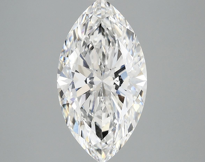 3.02 Carat Marquise Shaped Excellent Cut VVS2 IGI Certified Lab Grown Diamond