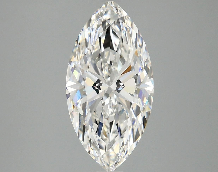 2.98 Carat Marquise Shaped Ideal Cut VVS2 IGI Certified Lab Grown Diamond