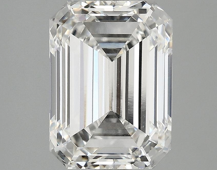 3.1 Carat Emerald Shaped Excellent Cut VVS2 IGI Certified Lab Grown Diamond
