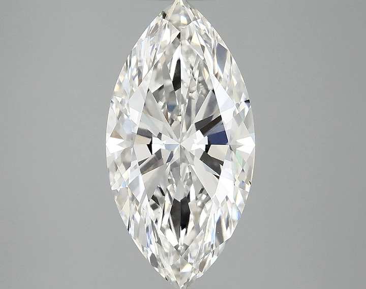 2.97 Carat Marquise Shaped Ideal Cut VVS2 IGI Certified Lab Grown Diamond