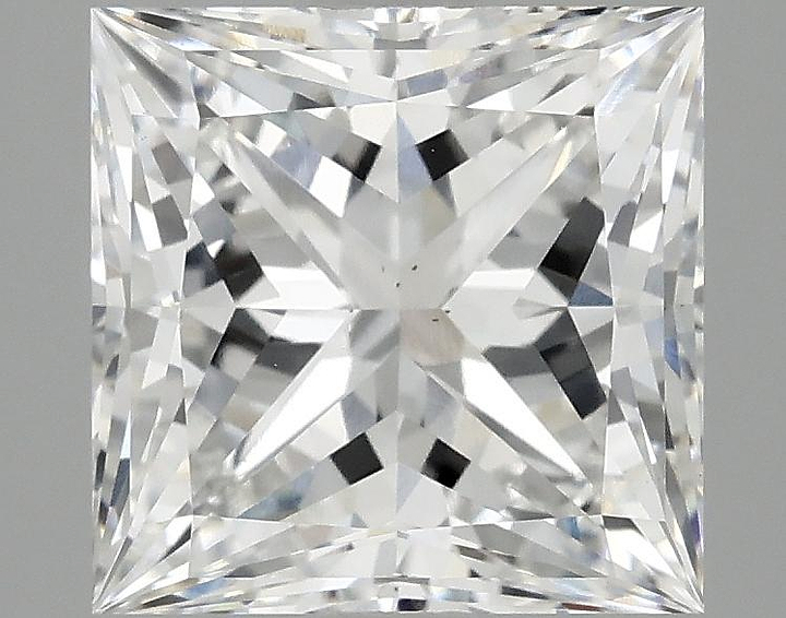3.8 Carat Princess Shaped Ideal Cut VS2 IGI Certified Lab Grown Diamond