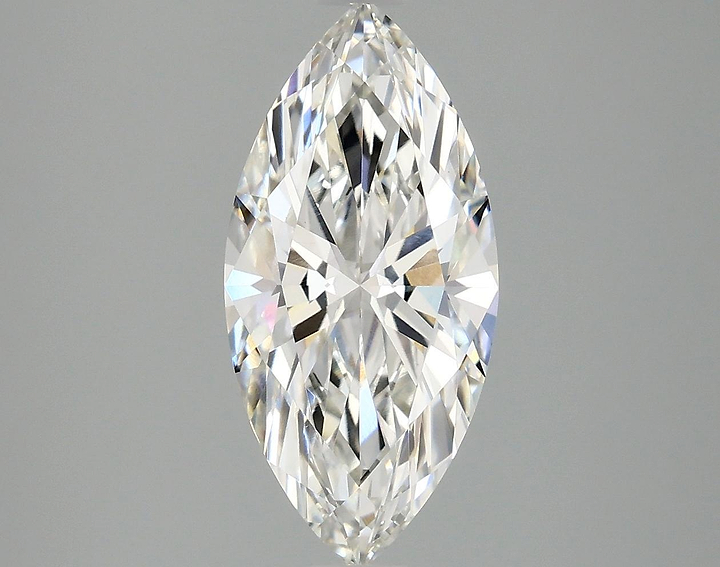 2.05 Carat Marquise Shaped Excellent Cut VVS2 IGI Certified Lab Grown Diamond
