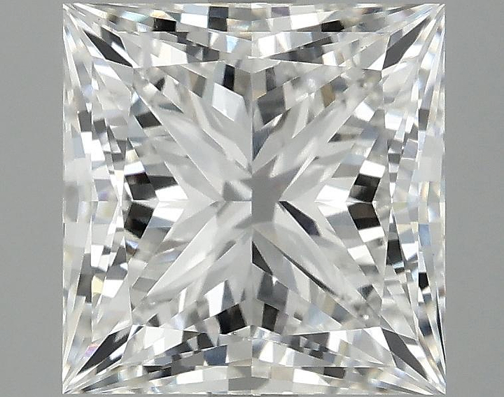 3.91 Carat Princess Shaped Ideal Cut VS1 IGI Certified Lab Grown Diamond
