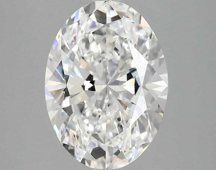 3.03 Carat Oval Shaped Ideal Cut VVS2 IGI Certified Lab Grown Diamond