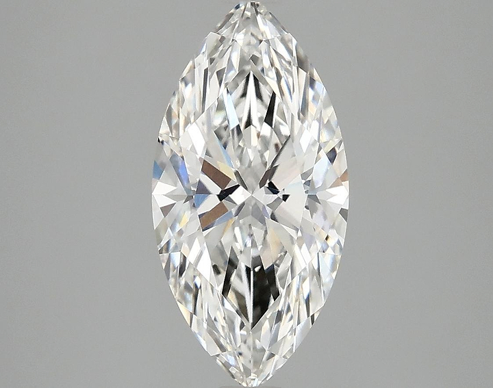 2.07 Carat Marquise Shaped Ideal Cut VVS2 IGI Certified Lab Grown Diamond