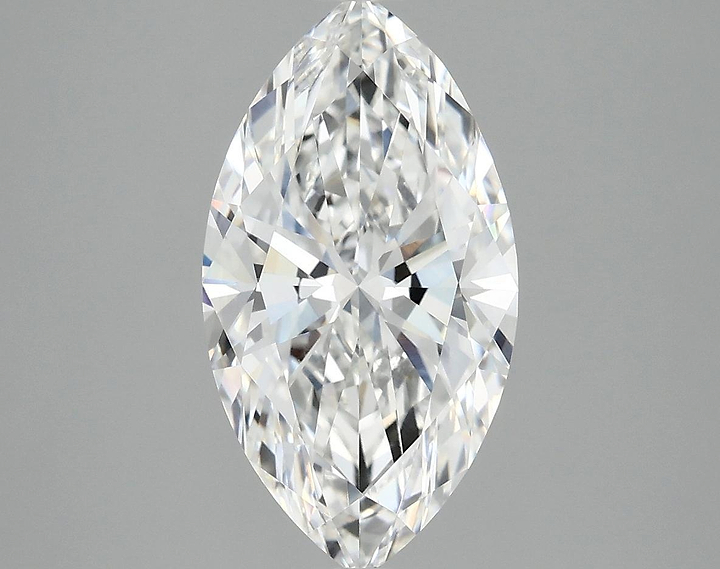 3.0 Carat Marquise Shaped Excellent Cut VVS2 IGI Certified Lab Grown Diamond