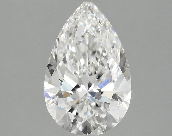 2.03 Carat Pear Shaped Ideal Cut VVS2 IGI Certified Lab Grown Diamond
