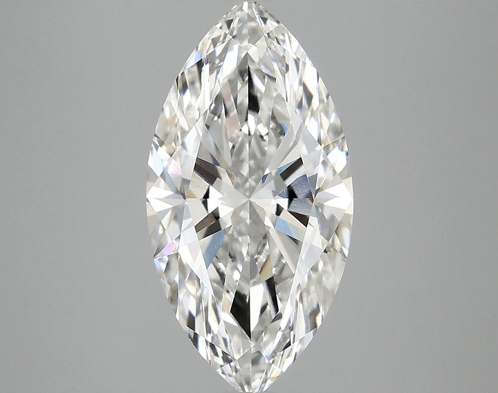 3.08 Carat Marquise Shaped Ideal Cut VVS2 IGI Certified Lab Grown Diamond