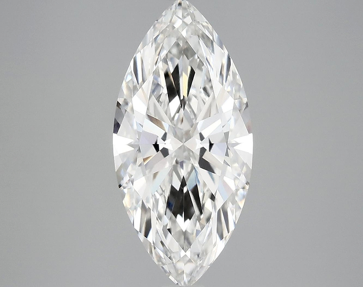 3.01 Carat Marquise Shaped Excellent Cut VVS2 IGI Certified Lab Grown Diamond