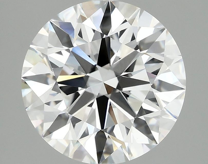 3.09 Carat Round Shaped Ideal Cut VVS2 IGI Certified Lab Grown Diamond