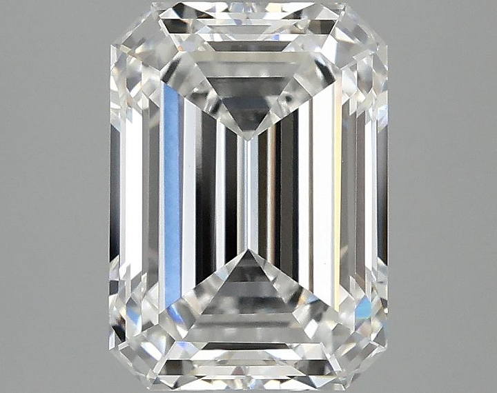 3.03 Carat Emerald Shaped Excellent Cut VVS2 IGI Certified Lab Grown Diamond