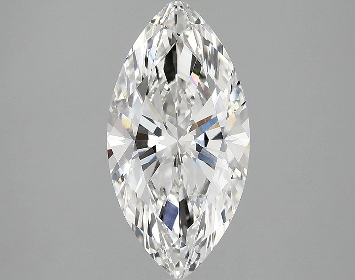 2.08 Carat Marquise Shaped Ideal Cut VVS2 IGI Certified Lab Grown Diamond