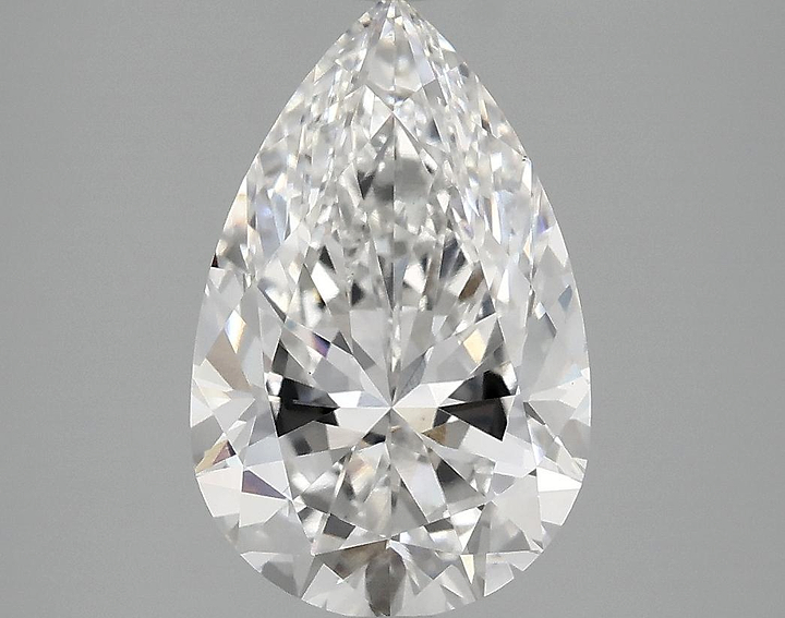 3.03 Carat Pear Shaped Ideal Cut VS1 IGI Certified Lab Grown Diamond