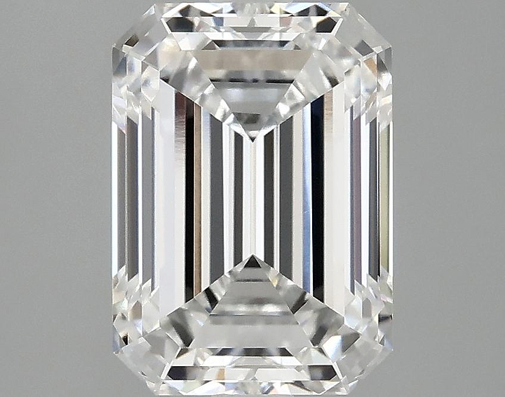 3.08 Carat Emerald Shaped Ideal Cut VVS2 IGI Certified Lab Grown Diamond