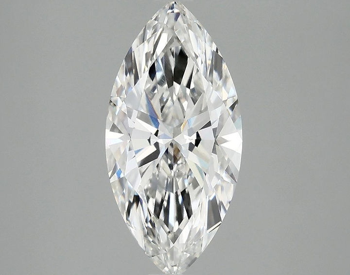 2.1 Carat Marquise Shaped Excellent Cut VS1 IGI Certified Lab Grown Diamond