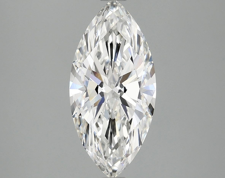 2.07 Carat Marquise Shaped Excellent Cut VVS1 IGI Certified Lab Grown Diamond