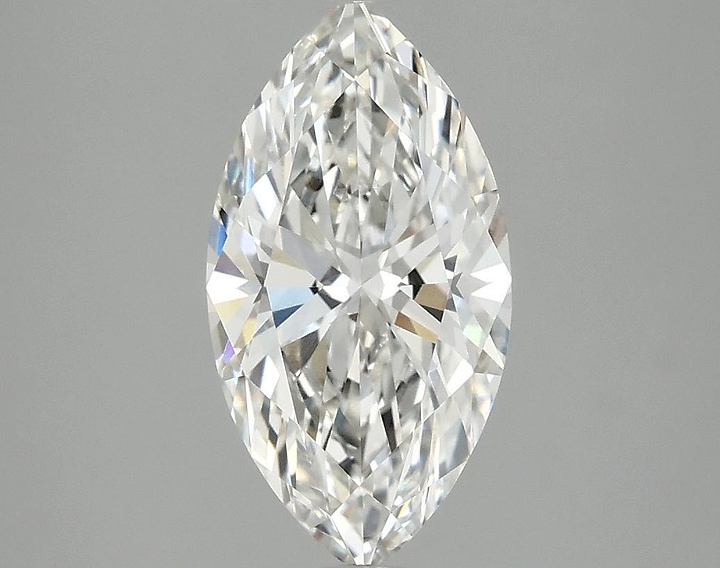 2.02 Carat Marquise Shaped Excellent Cut VVS2 IGI Certified Lab Grown Diamond