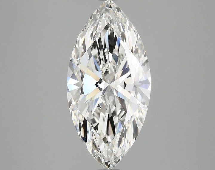3.0 Carat Marquise Shaped Ideal Cut VVS2 IGI Certified Lab Grown Diamond