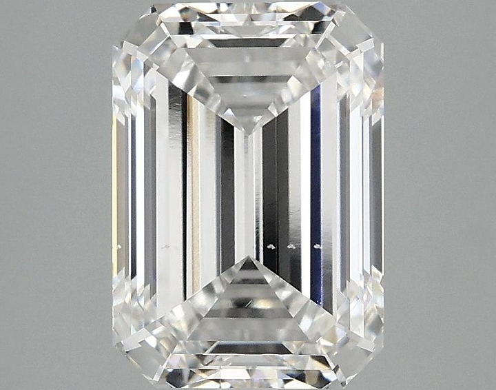 3.03 Carat Emerald Shaped Ideal Cut VS2 IGI Certified Lab Grown Diamond