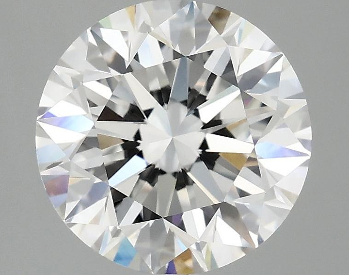 2.82 Carat Round Shaped Excellent Cut VVS2 IGI Certified Lab Grown Diamond