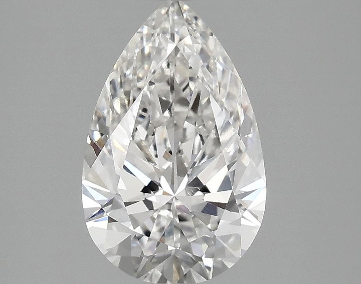 1.92 Carat Pear Shaped Ideal Cut VVS2 IGI Certified Lab Grown Diamond