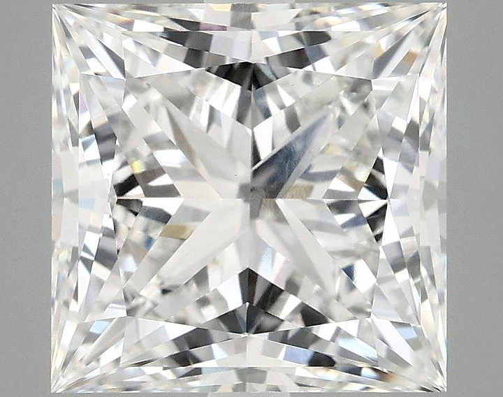 5.05 Carat Princess Shaped Ideal Cut VVS2 IGI Certified Lab Grown Diamond