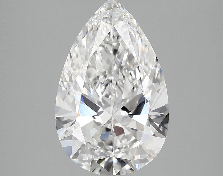 2.97 Carat Pear Shaped Ideal Cut VVS2 IGI Certified Lab Grown Diamond