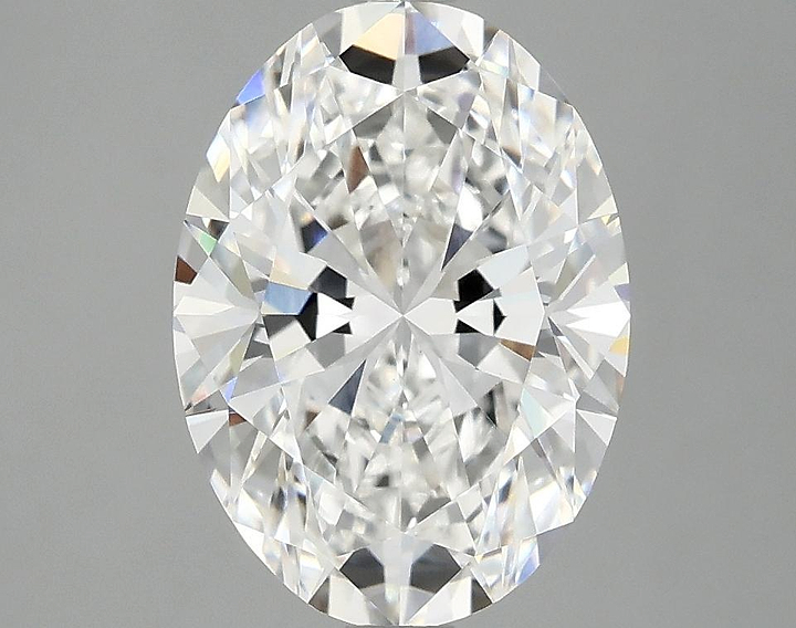 3.05 Carat Oval Shaped Ideal Cut VVS2 IGI Certified Lab Grown Diamond