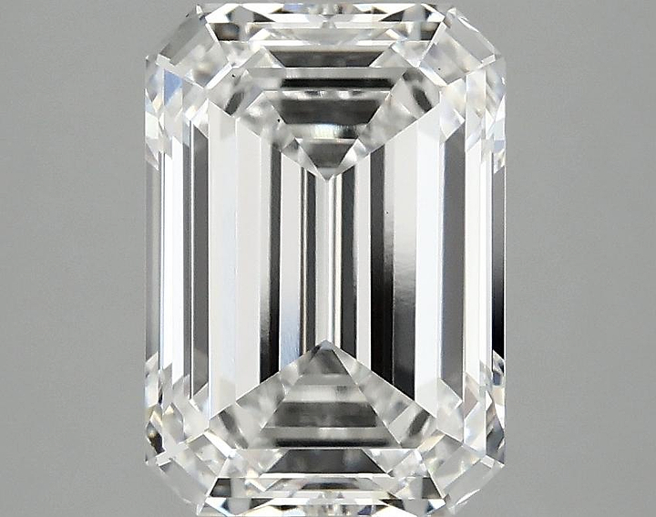3.09 Carat Emerald Shaped Ideal Cut VS1 IGI Certified Lab Grown Diamond