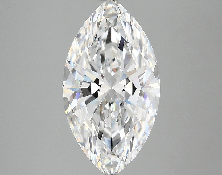 3.1 Carat Marquise Shaped Excellent Cut VVS2 IGI Certified Lab Grown Diamond