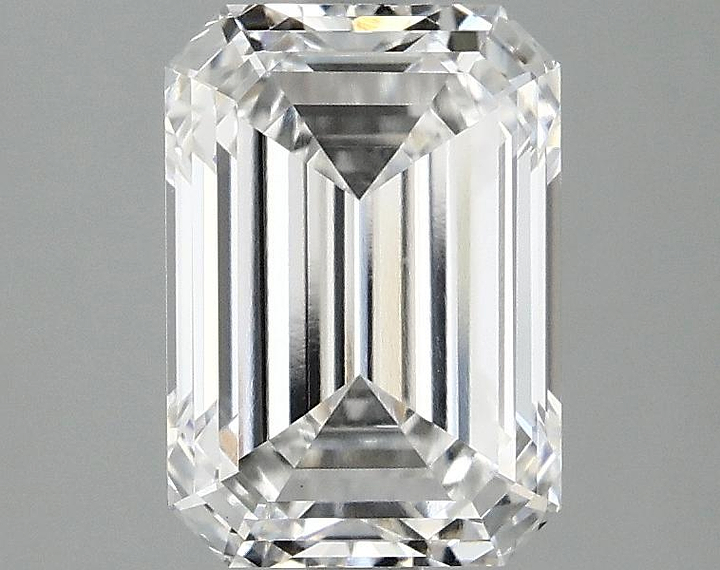 2.1 Carat Emerald Shaped Ideal Cut VVS2 IGI Certified Lab Grown Diamond