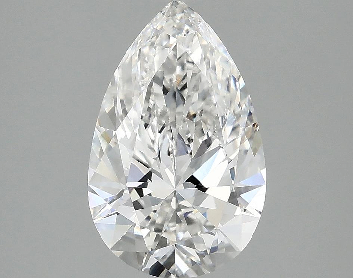 2.05 Carat Pear Shaped Ideal Cut VS1 IGI Certified Lab Grown Diamond
