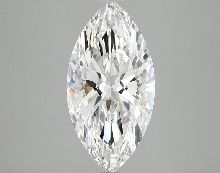 3.08 Carat Marquise Shaped Ideal Cut VVS2 IGI Certified Lab Grown Diamond