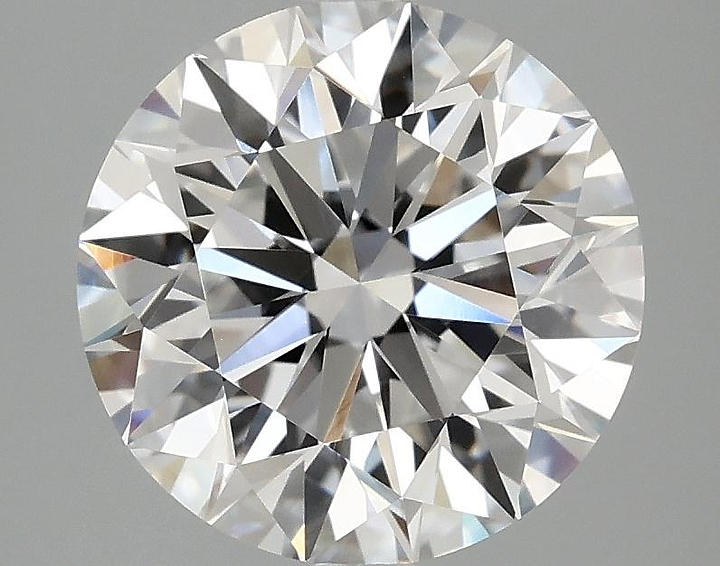 3.09 Carat Round Shaped Excellent Cut VVS2 IGI Certified Lab Grown Diamond
