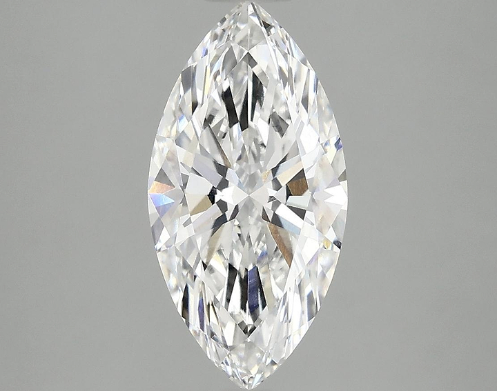 2.05 Carat Marquise Shaped Ideal Cut VS1 IGI Certified Lab Grown Diamond