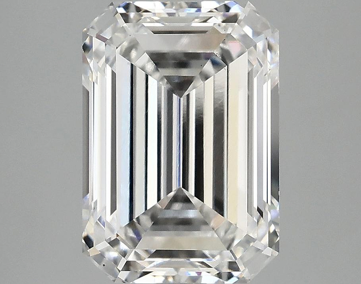 3.49 Carat Emerald Shaped Ideal Cut VS1 IGI Certified Lab Grown Diamond