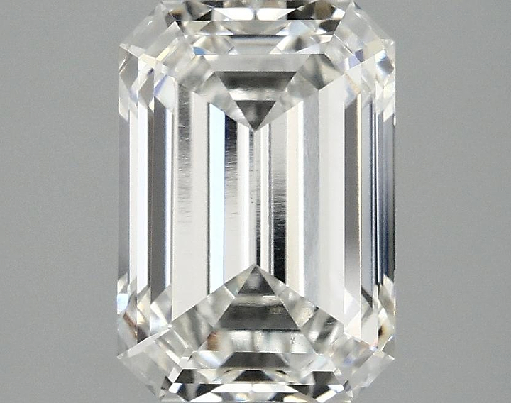2.52 Carat Emerald Shaped Ideal Cut VS1 IGI Certified Lab Grown Diamond