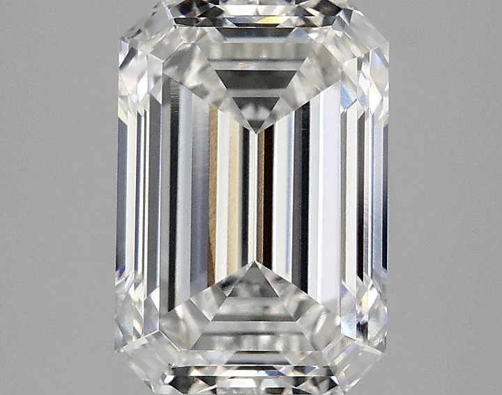 2.93 Carat Emerald Shaped Ideal Cut VVS2 IGI Certified Lab Grown Diamond