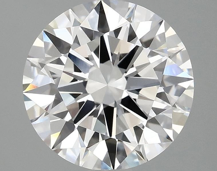 2.52 Carat Round Shaped Ideal Cut VVS2 IGI Certified Lab Grown Diamond