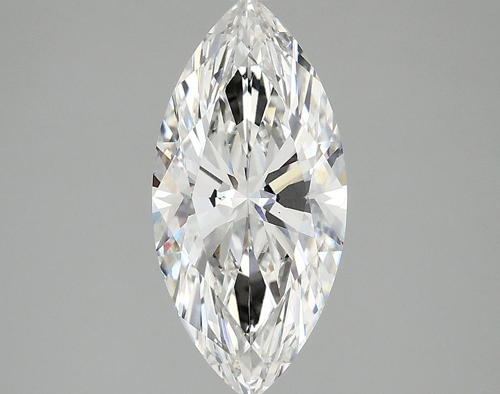 2.08 Carat Marquise Shaped Excellent Cut VVS2 IGI Certified Lab Grown Diamond