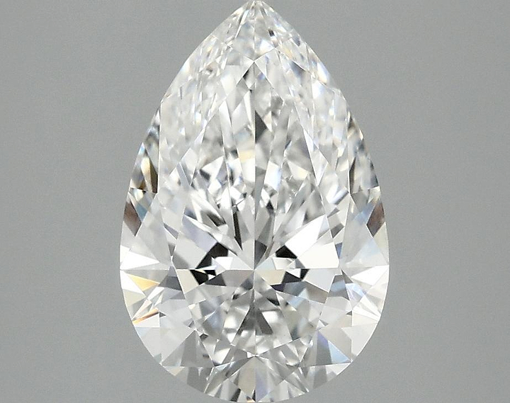 2.08 Carat Pear Shaped Excellent Cut VVS2 IGI Certified Lab Grown Diamond