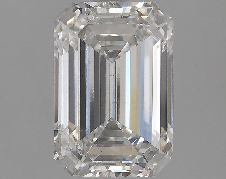 2.97 Carat Emerald Shaped Ideal Cut SI1 IGI Certified Lab Grown Diamond