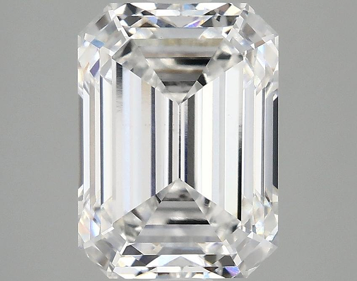 3.05 Carat Emerald Shaped Ideal Cut VVS2 IGI Certified Lab Grown Diamond