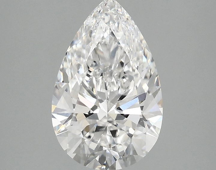 2.09 Carat Pear Shaped Ideal Cut VS1 IGI Certified Lab Grown Diamond