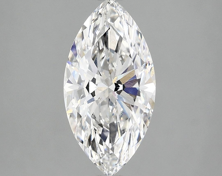 2.1 Carat Marquise Shaped Ideal Cut VVS2 IGI Certified Lab Grown Diamond