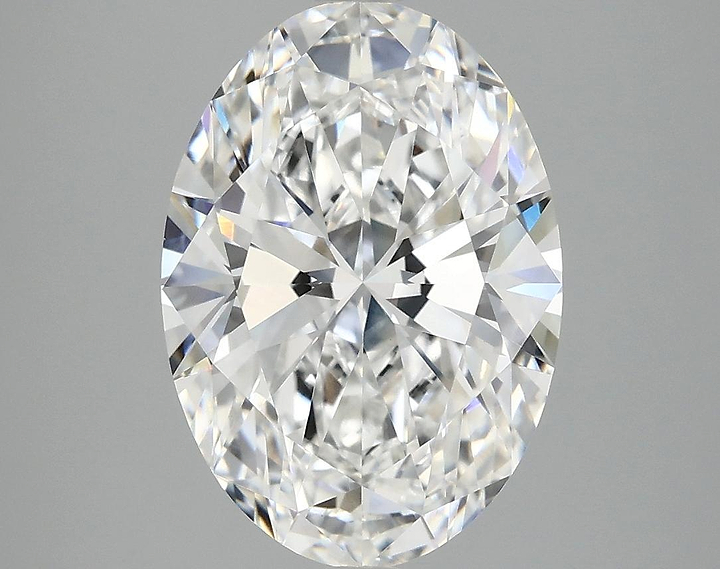 4.08 Carat Oval Shaped Ideal Cut VVS2 IGI Certified Lab Grown Diamond