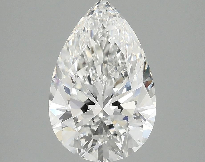 2.06 Carat Pear Shaped Excellent Cut VVS2 IGI Certified Lab Grown Diamond